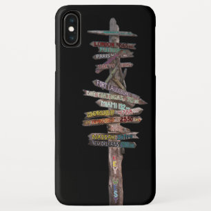 鍵ウェストサインポストiPhoneケース iPhone XS Maxケース