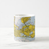 鍵ウェストフロリダの航海の地図 コーヒーマグカップ (中央)