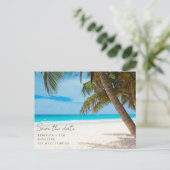 鍵ウェストフロリダバジェットビーチ結婚式 案内ポストカード (スタンド正面)