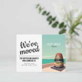 鍵ウェストフロリダマイルゼロヴィンテージ引っ越しました ポストカード (スタンド正面)