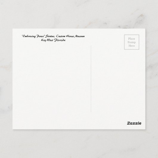 鍵ウェストフロリダ州セーラーキスをするナースWWII ポストカード (裏面)