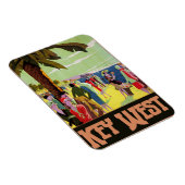 鍵ウェストフロリダ旅行ヴィンテージアートワーク マグネット (右側)