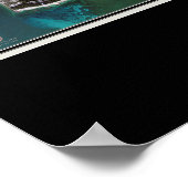 鍵ウェストフロリダ衛星ポスターマップ ポスター (角)