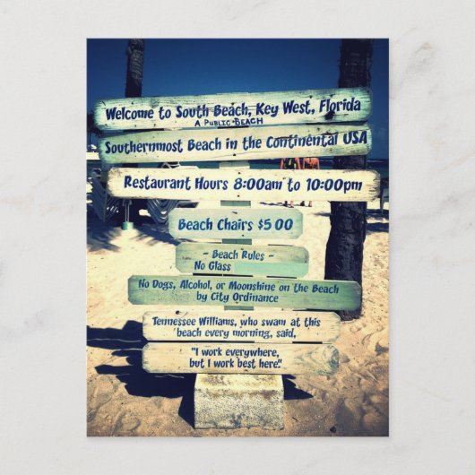 鍵ウェストフロリダ ポストカード (正面)