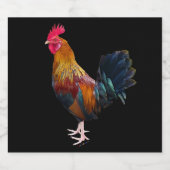 鍵ウェスト – ジプシー・ルースター リキュールボトルラベル (シングルラベル)