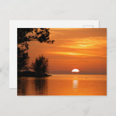 鍵ウェスト、フロリダサンセット、美しい写真 ポストカード (正面/裏面)