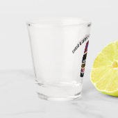 鍵ウェスト、フロリダ南端ポイントマーカー ショットグラス (左)