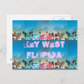 鍵ウェスト，フロリダ ポストカード (正面/裏面)