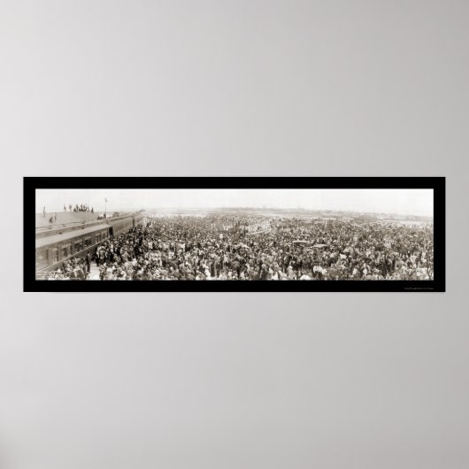 鍵ウェストFL第1列車写真1912 ポスター (正面)