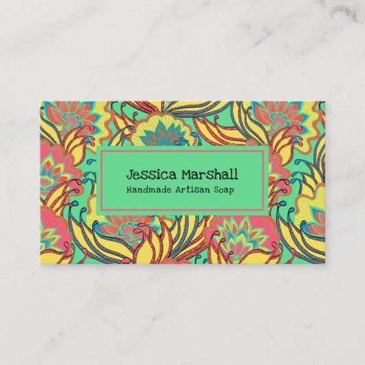 鍵ウエストアイランドトロピカルフローラ職人 名刺 (正面)