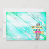 鍵ウエストウッドシャンパンメタリック 招待状 (裏面)