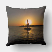 鍵ウエストサンセットセーリング クッション (裏面)