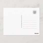 鍵ウエストショアバード反射フロリダ鍵 ポストカード (裏面)