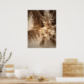 鍵ウエストパームセピア ポスター (キッチン)