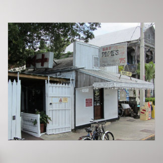 鍵ウエストヒストリックペスカフェ ポスター