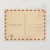 鍵ウエストビーチフロリダサンドトロピカルパーム葉ズ ポストカード (裏面)