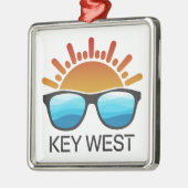 鍵ウエストフロリダサングラス メタルオーナメント (左)
