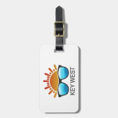 鍵ウエストフロリダサングラス ラゲッジタグ (正面縦)