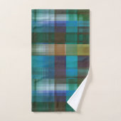 鍵ウエストプレイド バスタオルセット (ハンドタオル)