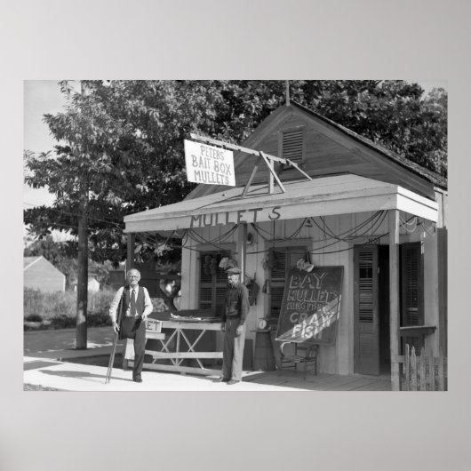 鍵ウエストベイトショップ, 1938 ポスター (正面)