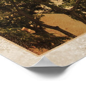 鍵ウエストライトハウスヴィンテージ写真 ポスター (角)