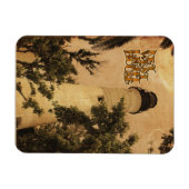 鍵ウエストライトハウスヴィンテージ写真 マグネット (横)