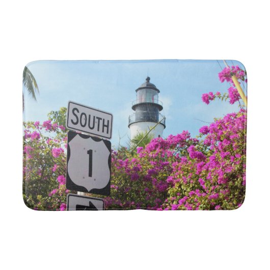 鍵ウエストライトハウス，フロリダ バスマット (正面)