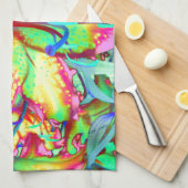 鍵ウエストリリー キッチンタオル (四つ折り)