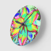 鍵ウエストリリー ラウンド壁時計 (傾斜)