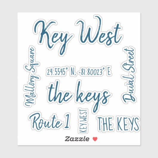 鍵ウエストレーザーカットシール シール (シート)