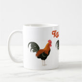 鍵ウエストロスターズフロリダチキンアニマルズ コーヒーマグカップ (左)