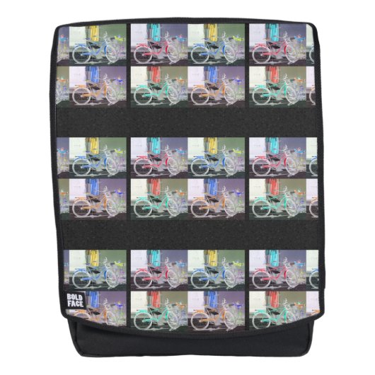 鍵ウエスト自転車 バックパック (正面)