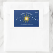 鍵ウエスト – コンチリパブリック,フロリダ 長方形シール (バッグ)