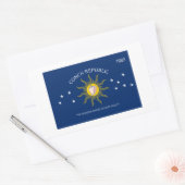 鍵ウエスト – コンチリパブリック,フロリダ 長方形シール (封筒)