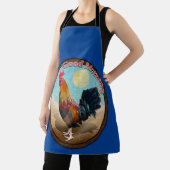 鍵ウエスト – ジプシーロスターグッドモーニングヴィンテージ楕円 エプロン (インサイチュ)