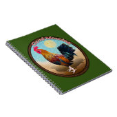 鍵ウエスト – ジプシーロスターグッドモーニングヴィンテージ楕円 ノートブック (右側)