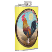 鍵ウエスト – ジプシーロスターグッドモーニングヴィンテージ楕円 フラスク (右)