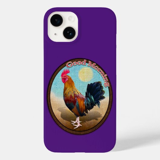 鍵ウエスト – ジプシーロスターグッドモーニングヴィンテージ楕円 Case-Mate iPhoneケース (裏面)