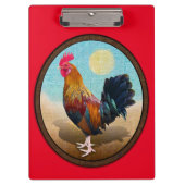 鍵ウエスト – ジプシーロスターヴィンテージ楕円 クリップボード (正面)