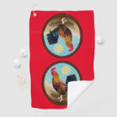 鍵ウエスト – ジプシーロスターヴィンテージ楕円 ゴルフタオル (インサイチュ)