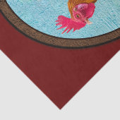 鍵ウエスト – ジプシーロスターヴィンテージ楕円 薄葉紙 (詳細)