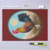 鍵ウエスト – ジプシーロスターヴィンテージ楕円 薄葉紙 (クラフト)