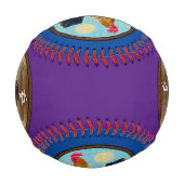 鍵ウエスト – ジプシーロスターヴィンテージ楕円 野球ボール (正面)