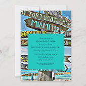 鍵ウカラフルエスト婚約パーティ招待状 招待状 (正面)