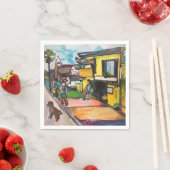 鍵ウ絵画エスト スタンダードカクテルナプキン (インサイチュ)