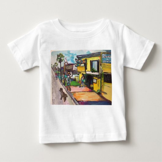 鍵ウ絵画エスト ベビーTシャツ (正面)