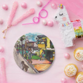 鍵ウ絵画エスト ペーパープレート (パーティー)