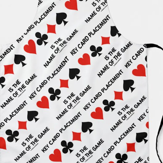 鍵カードの配置はゲームブリッジの名前 エプロン