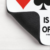 鍵カードの配置はゲームブリッジの名前 マウスパッド (コーナー)