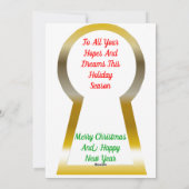 鍵クリスマスカード シーズンカード (裏面)